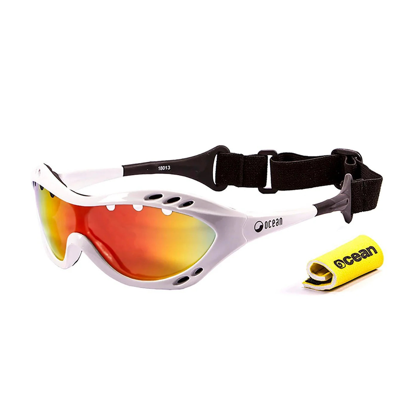 OCEAN Polarized Sunglasses Costa Rica- White,Red